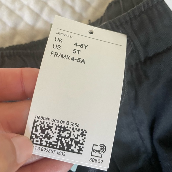 H&M TODDLER BOY SIZE 5T 3 PACK PANTALON JOGGER PANTS NEW WITH TAGS - Picture 7 of 10